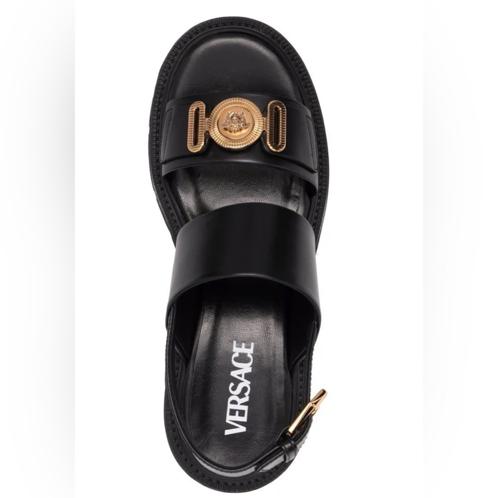 VERSACE
Biggie Medusa leather sandals EU 41 US 11